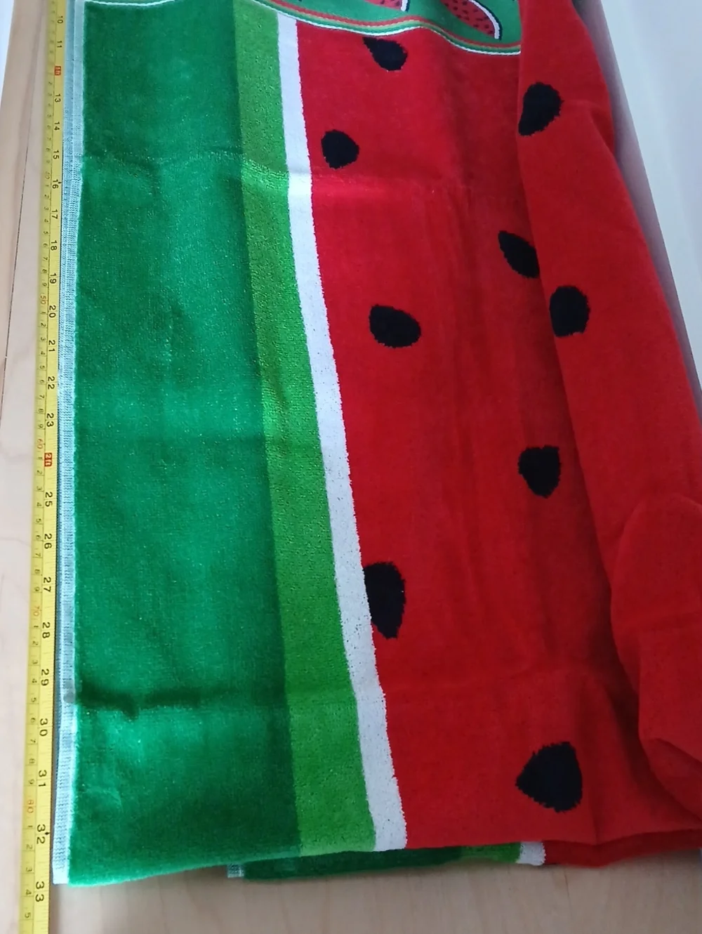 Watermelon Beach Towel 100% Cotton TerriSol Made In Brazil By Karsten 33.5x66